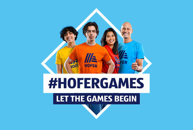 TikTok Creator bewerben das Event #HOFERGames