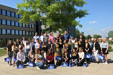 Praktikant:innen Gruppenbild