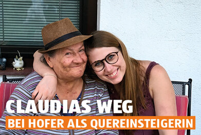 Claudias Weg bei HOFER als Quereinsteigerin