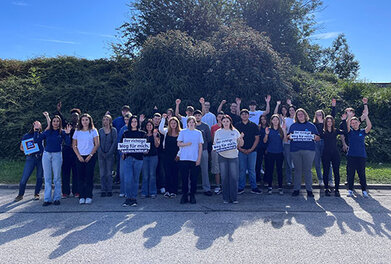 Gruppenbild unserer Lehrlinge beim Welcome Day