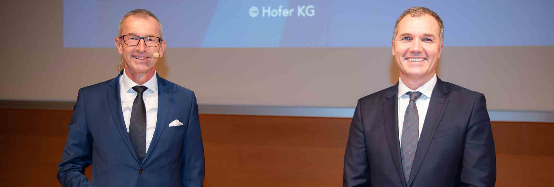 Horst Leitner und Rektor Andreas Altmann 