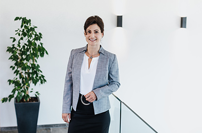 Karin Viechtbaur Geschäftsführerin der Zweigniederlassung Stockerau