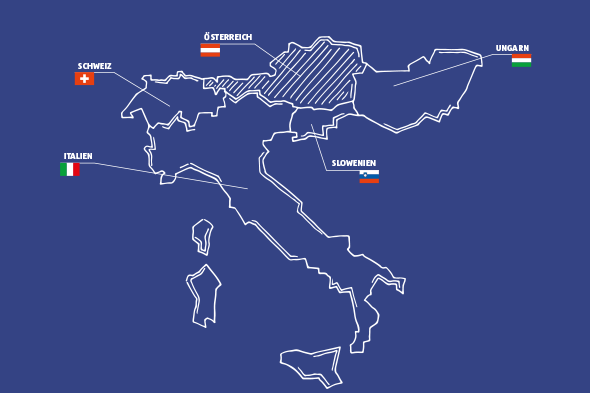 Wachstum in Europa Karte 