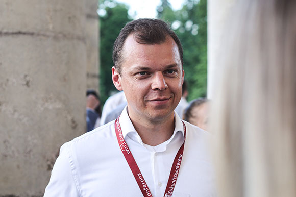 Jonas bei der win² Zukunftskonferenz