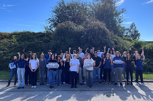 Gruppenbild unserer Lehrlinge beim Welcome Day