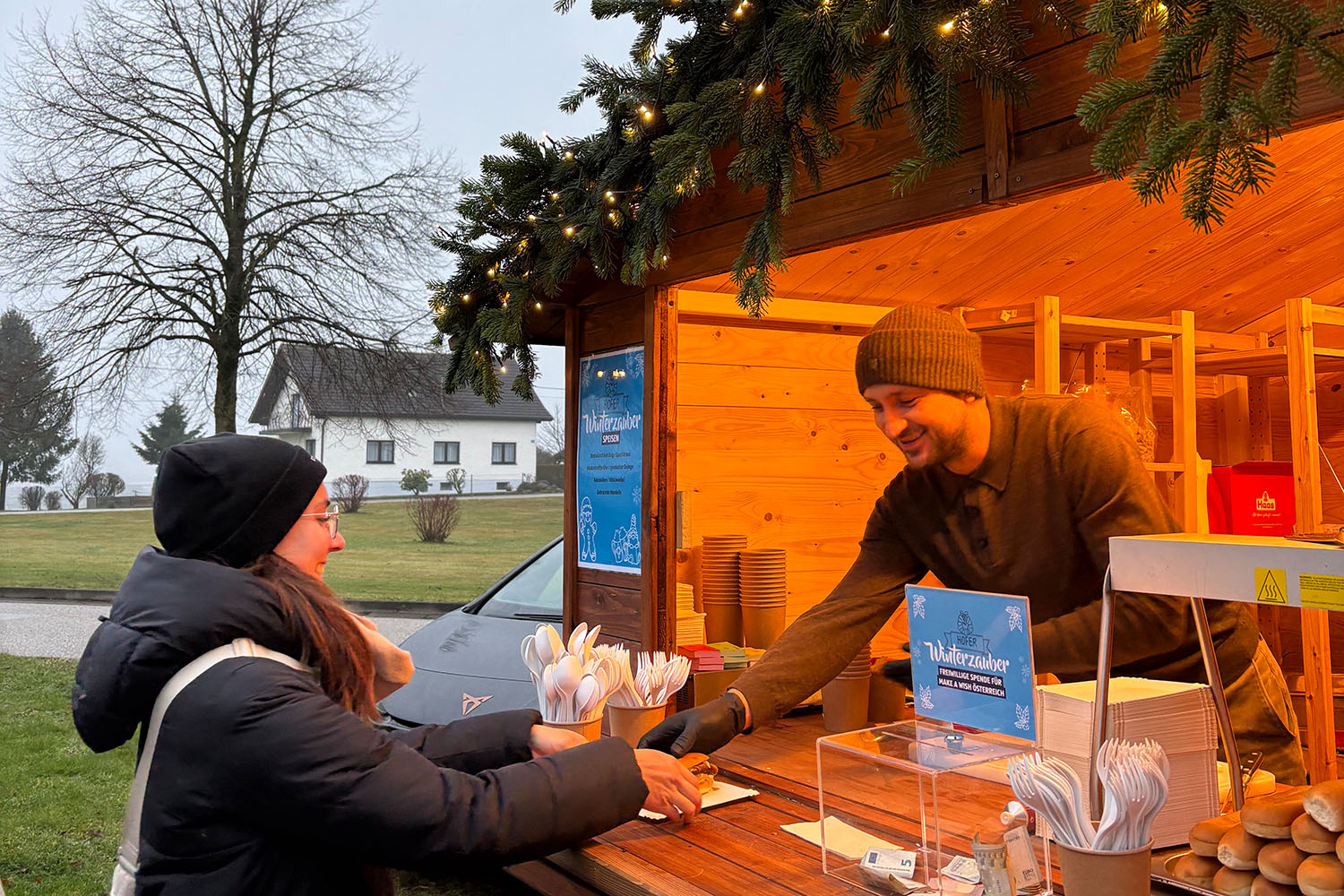 Hütthaler Foodtruck am Winterzauber