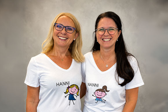Claudia und Andrea alias Hanni und Nanni