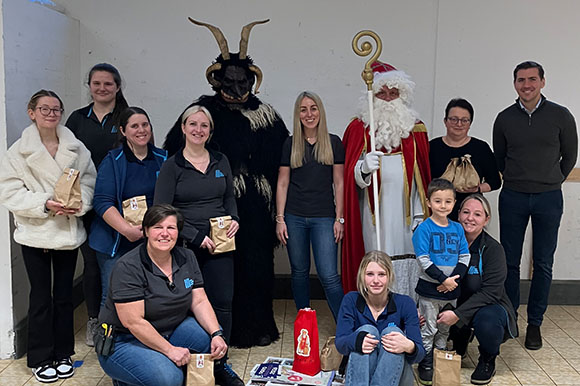 Claudia und ihr Team zu Nikolaus