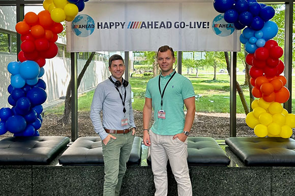 Jonas im internationalen Austausch