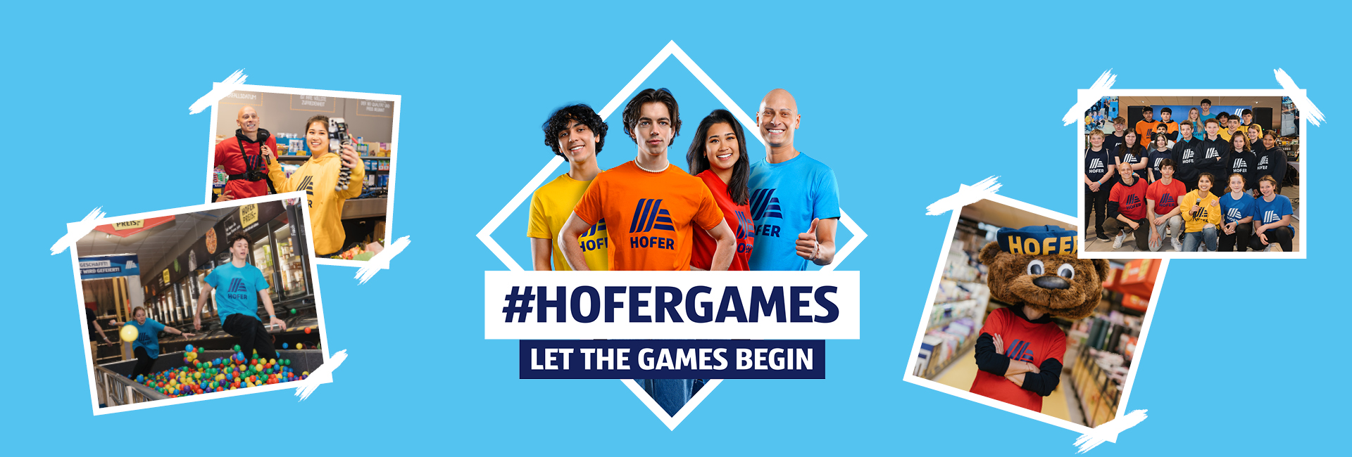 TikTok Creator bewerben das Event #HOFERGames