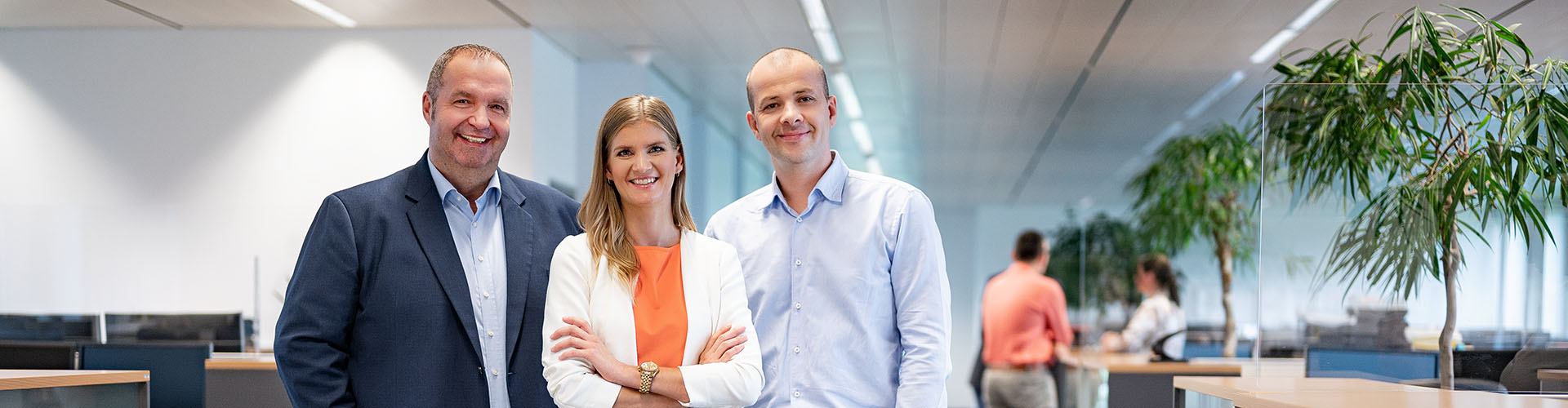HOFER Mitarbeiter:innen im Office